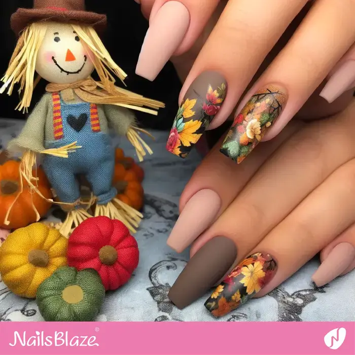 Fall Leaves Nails | Seasonal - NB1195